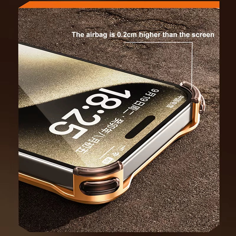 Metal 3D Track Bumper Phone Case
