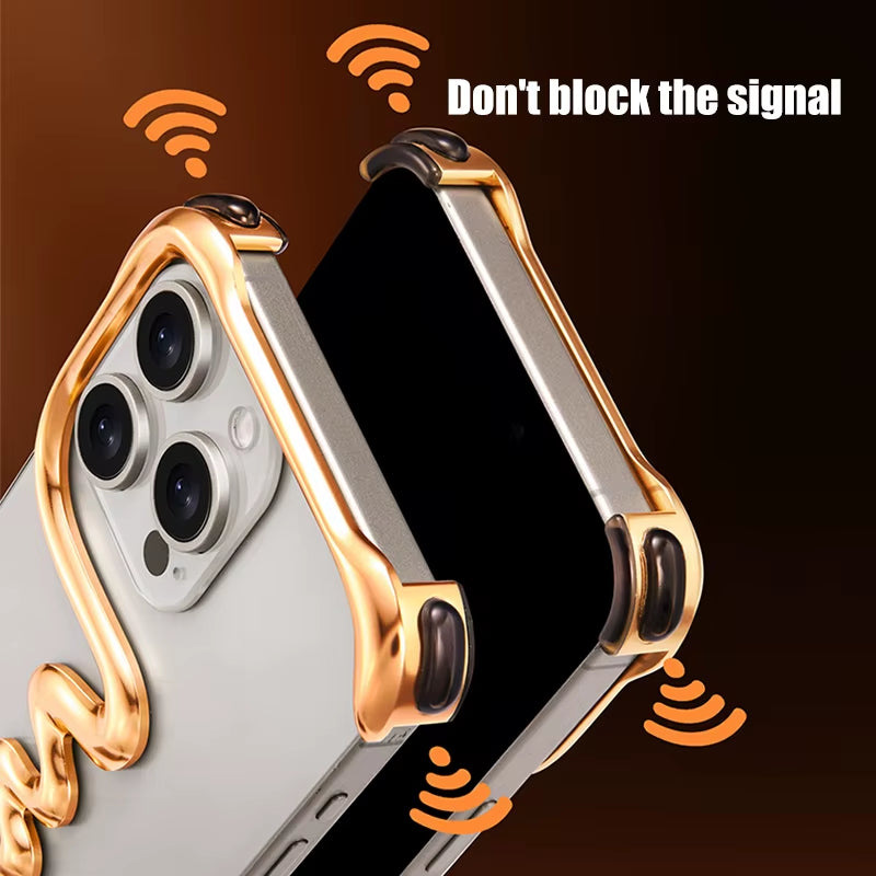 Metal 3D Track Bumper Phone Case