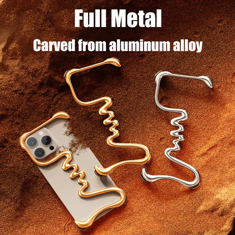 Metal 3D Track Bumper Phone Case
